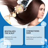 Hair Nourishing Serum Roll-On Improves Scalp Health Strengthens Hair Roots Thicker and Healthier Looking Hair Scalp Treatment Essence for Thinning Hair