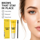 Clear Eyebrow Gel 3PCS Set, Strong Hold Waterproof Brow Shaping Gel, Natural Fuller Brows Makeup, Flake-Free Brow Lamination