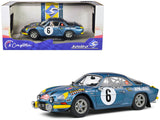 Alpine A110 1600S #6 JeanClaude Andruet Pierre Pagani Rallye Montecarlo (1972) Competition Series 1/18 Diecast Model Car