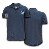 Military Polo Shirt,Coastguard, Navy, S