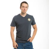 Military V-Neck Tee, Navy, Navy, 2X