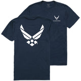 Classic Military Ts, Aforce Wing, Nvy, L