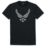 30 Single Tee, Us Airforce 3, Black, 2X