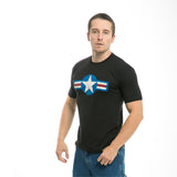 30 Single Tee, Us Airforce 4, Black, L