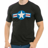 30 Single Tee, Us Airforce 4, Black, L