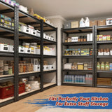 72"/60"H Garage Shelving Storage Shelves,2000LBS Capacity Heavy Duty Adjustable Storage Shelve For Closet