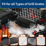Built-in 4000mAh Rechargeable Battery with 3 Adjustable Speed Modes. The Rotating Cleaning Head Delivers Powerful Scrubbing Force to Remove Burnt Grease, Charred Residue and Food Debris on Grills Without Strenuous Manual Brus