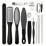 Stainless Steel Pedicure Tool Kit Foot File Dead Skin And Callus Removal Trimming Supplies For Household Personal Foot Care Daily Maintenance