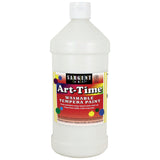 Art-Time Washable Tempera Paint, 32oz., White