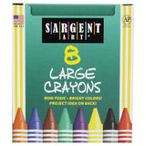 Crayons Large Tuck Box 8 Count
