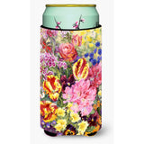 Caroline'S Treasures Summer Floral By Anne Searle Tall Boy Hugger, Multicolor