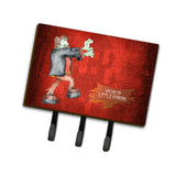 Caroline'S Treasures Sb3007Th68 Little House Of Horrors With Frankenstein Halloween Leash Or Key Holder, Large, Multicolor