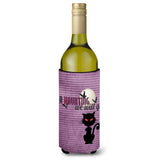 A Haunting We Will Go Halloween Wine Bottle Beverage Insulator Beverage Insulator Hugger