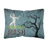 Caroline'S Treasures Monster Mash With Mummy Halloween Canvas Fabric Decorative Pillow, Large, Multicolor