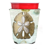 Sand Dollar Red Solo Cup Beverage Insulator Hugger