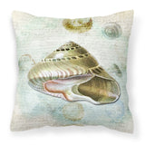 Caroline'S Treasures Sb3030Pw1414 Shells Canvas Fabric Decorative Pillow, Large, Multicolor