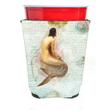 Mermaids And Mermen Red Solo Cup Beverage Insulator Hugger