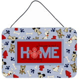 Caroline'S Treasures A House Is Not A Home Without A Dog Wall Or Door Hanging Prints, 8 X 12