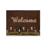 Caroline'S Treasures Sb3058Plmt Welcome Mat With Cows Fabric Placemat, Multicolor