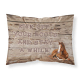 Caroline'S Treasures Sb3064Pillowcase Kick Off Your Boots And Stay A While Moisture Wicking Fabric Standard Pillowcase, Large,