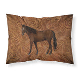 Caroline'S Treasures Sb3066Pillowcase Horse Moisture Wicking Fabric Standard Pillowcase, Large, Multicolor