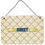 Caroline'S Treasures Home Sweet Home Aluminum Metal Wall Or Door Hanging Prints, 8 X 12