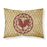 Caroline'S Treasures Sb3085Pillowcase Rooster Chicken Coop Moisture Wicking Fabric Standard Pillowcase, Large, Multicolor