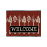 Caroline'S Treasures Sb3090Plmt Serving Spoons Welcome Fabric Placemat, Multicolor