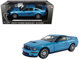 2007 Ford Shelby GT500 Windveil Blue Metallic Shelby Collectibles Series 1/18 Diecast Model Car by ACME
