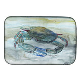 Caroline'S Treasures Sc2003Ddm Blue Crab Watercolor Dish-Drying-Mats, 14X21, Multicolor