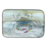 Caroline'S Treasures Sc2005Ddm Female Blue Crab Watercolor Dish-Drying-Mats, 14X21, Multicolor