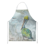 Caroline'S Treasures Sc2008Apron Pelican Watercolor Kitchen-Aprons, Multicolor
