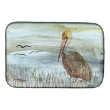 Caroline'S Treasures Sc2009Ddm Brown Pelican Watercolor Dish-Drying-Mats, 14X21, Multicolor