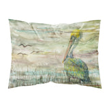 Caroline'S Treasures Pelican Sunset Fabric Standard Pillowcases, Multicolor
