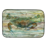 Caroline'S Treasures Sc2015Ddm Crab A Leg Up Sunset Dish-Drying-Mats, 14X21, Multicolor
