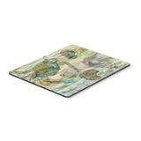 Crab, Shrimp And Oyster Sunset Mouse Pad, Hot Pad Or Trivet