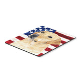 Caroline'S Treasures Mouse/Hot Pad/Trivet, Usa American Flag With Labrador (Sc9018Mp)