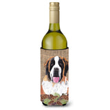 Saint Bernard Wine Bottle Beverage Insulator Beverage Insulator Hugger