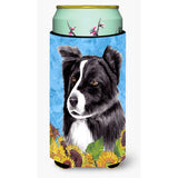 Border Collie Tall Boy Beverage Insulator Beverage Insulator Hugger