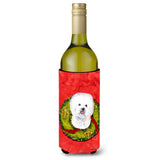 Bichon Frise Wine Bottle Beverage Insulator Beverage Insulator Hugger Sc9093Literk