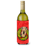 Airedale Wine Bottle Beverage Insulator Beverage Insulator Hugger Sc9103Literk