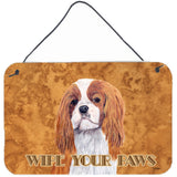 Caroline'S Treasures Sc9118Ds812 Cavalier Spaniel Aluminum Metal Wall Or Door Hanging Prints, 8 X 12