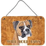 Caroline'S Treasures Boxer Aluminum Metal Wall Or Door Hanging Prints, 8 X 12