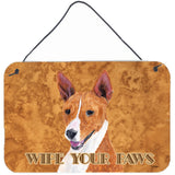 Caroline'S Treasures Basenji Aluminum Metal Wall Or Door Hanging Prints, 8 X 12