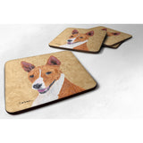 Caroline'S Treasures Sc9124Fc Basenji Foam Coasters (Set Of 4), 3.5 H X 3.5 W, Multicolor