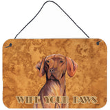 Caroline'S Treasures Vizsla Aluminum Metal Wall Or Door Hanging Prints, 8 X 12