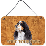 Caroline'S Treasures Sc9134Ds812 Springer Spaniel Aluminum Metal Wall Or Door Hanging Prints, 8 X 12