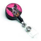 Caroline'S Treasures Dachshund Retractable Badge Reel Or Id Holder With Clip, Multicolor (Sc9141Pk-Br)