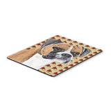 Caroline'S Treasures Boxer Fall Leaves Portrait Mouse Pad/Hot Pad/Trivet (Sc9230Mp)