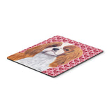 Caroline'S Treasures Cavalier Spaniel Hearts Love & Valentine'S Day Mouse Pad/Hot Pad/Trivet (Sc9245Mp)